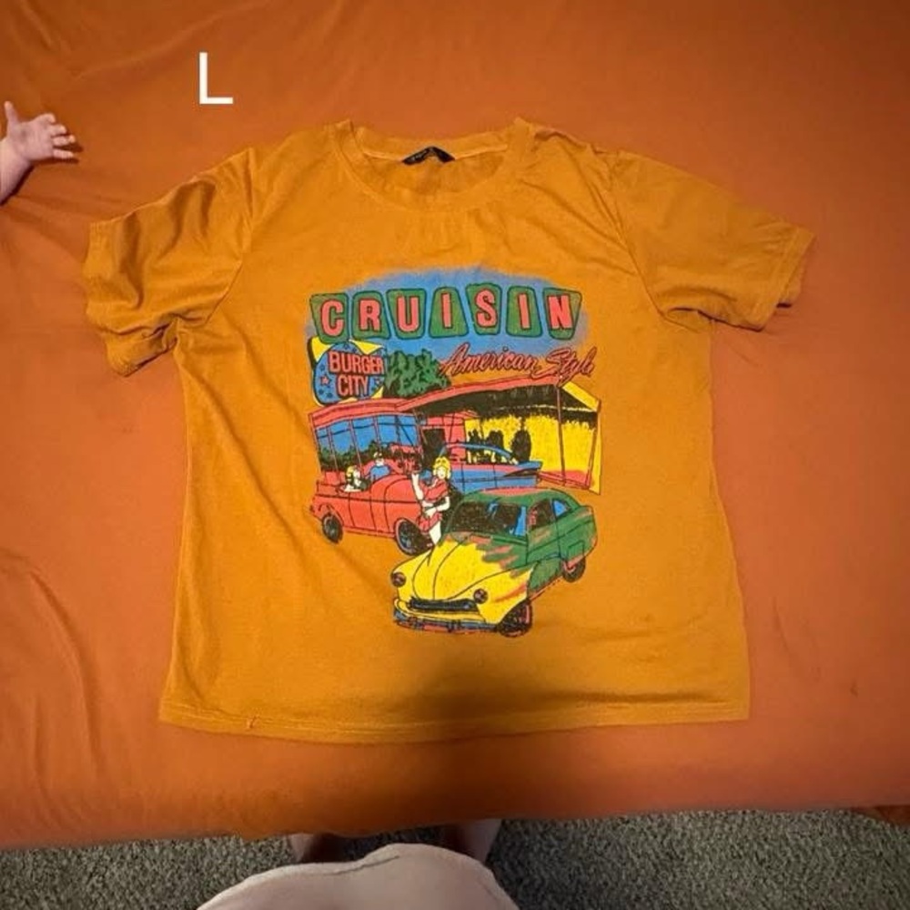 Women’s Cruisin' Graphic Crop